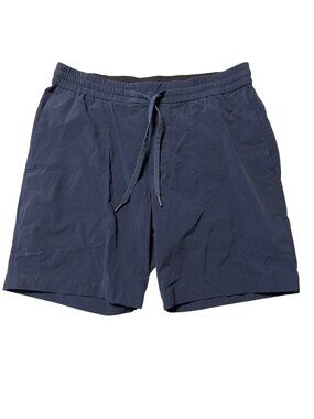 Lululemon Men's Bowline Short 8" Stretch Ripstop Classic Navy Large EUC